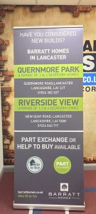 roll up banners barrat homes