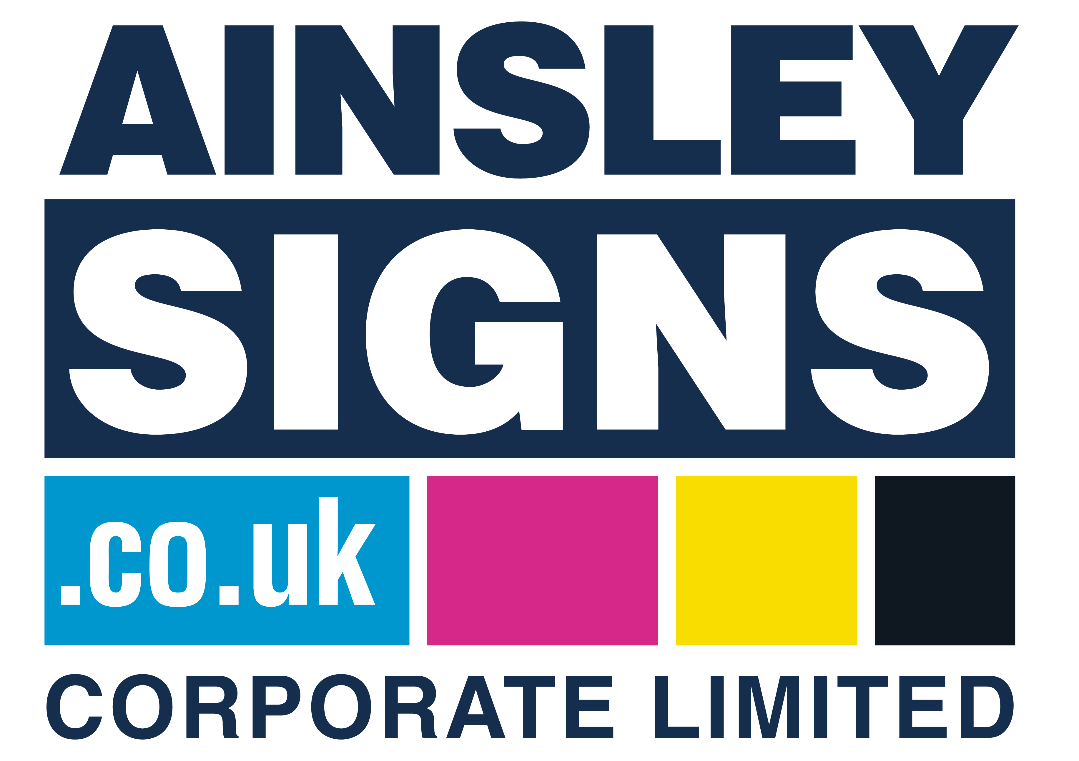 Ainsley Signs Logo Pantone png